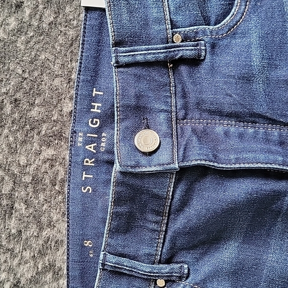 White House Black Market high rise straight crop jeans - Picture 2 of 4